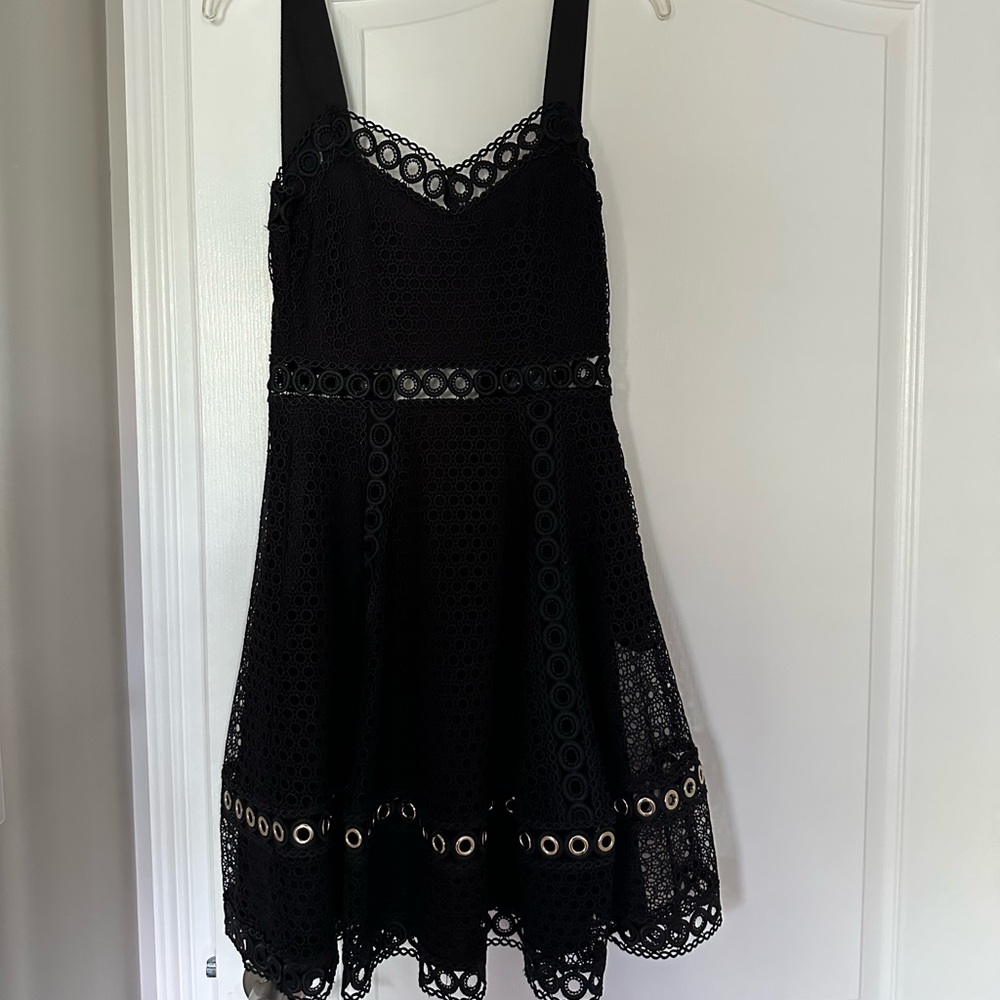 Maje Lace Black Dress - Size 1